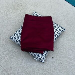 8 pannel ruby red curtain set 8 piece 84 inches